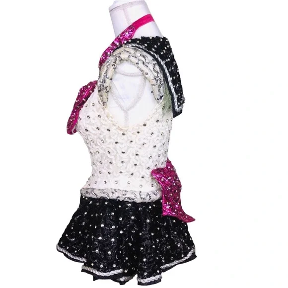 Vintage Vicky Renee Feature Dancer Costume – Sailor Girl – Swarovski Rhinestones - Picture 4 of 11